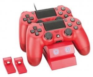 Venom Twin Docking Station for PS4 Red