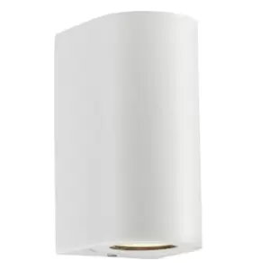 Canto maxi Outdoor Up Down Wall Lamp White, GU10, IP44