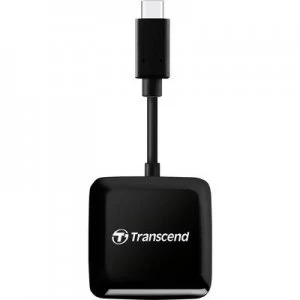 Transcend TS-RDC3 External memory card reader USB-C Black