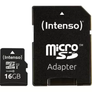 Intenso Professional microSDHC card 16GB Class 10, UHS-I incl. SD adapter