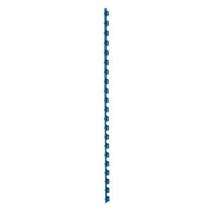 5 Star Office Binding Combs Plastic 21 Ring 25 Sheets A4 6mm Blue Pack 100