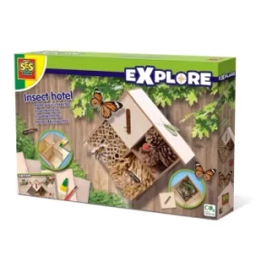 SES CREATIVE Explore Childrens Insect Hotel for Wildlife Garden, 5 to 12 Years, Multi-colour (25008)