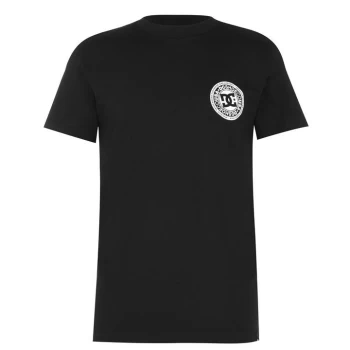 DC Circle Star Short Sleeve 3 T Shirt - Black