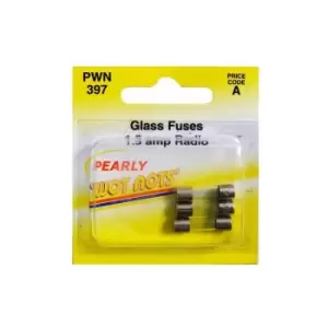 Wot-nots - Fuses - din Glass - 1.5A - Pack Of 3 - PWN397