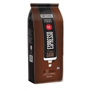 Douwe Egberts Professional Extra Dark Roast Espresso Coffee Beans 1KG