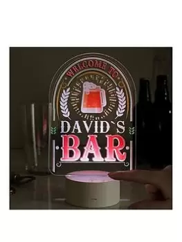 The Personalised Memento Company Printed LED Light - Bar