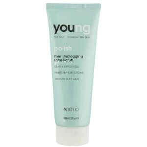 Natio Young Pore Unclogging Face Scrub (100ml)