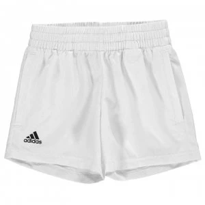 adidas Boys Tennis Club Climalite Shorts - White/Black