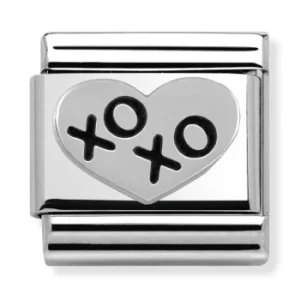 Nomination CLASSIC Silvershine Valentine Heart XOXO 330101/02