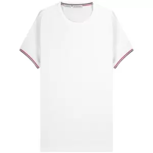 Moncler 'Arm Logo' Slim Fit Classic T-Shirt White