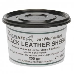 Requisite Black Leather Sheen - Black