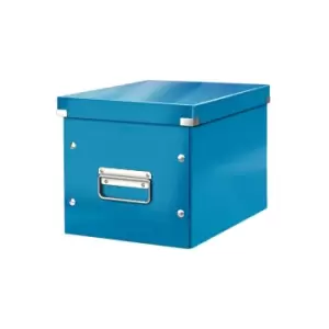 Leitz WOW Click & Store Cube Medium Storage Box, Blue