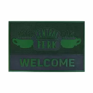 Friends Rubber Central Perk Door Mat (One Size) (Green/Grey)