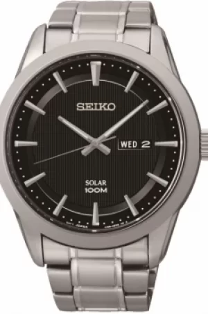 Mens Seiko Dress Solar Powered Watch SNE363P1
