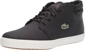 Lacoste Boys Ampthill 0120 Chukka Boot - Black, Size 13 Younger