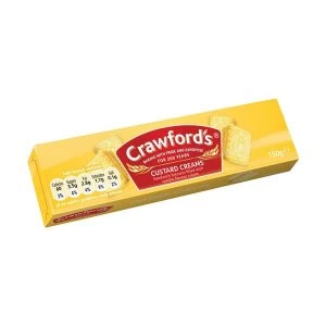 Crawfords 150g Custard Creams Biscuits Pack of 12