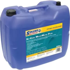 Solent Lubricants So-Cool Multi-metal Plus Water Soluble Cutting Fluid 20LTR