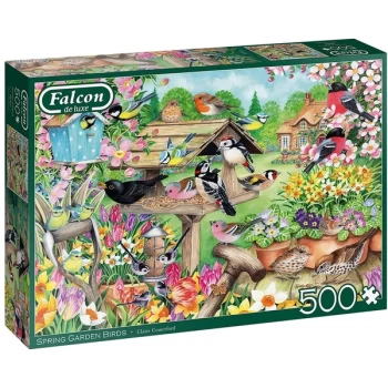 Falcon de luxe Spring Garden Birds Jigsaw Puzzle - 500 Pieces