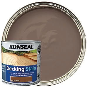 Ronseal Decking Stain - Rich Teak 2.5L
