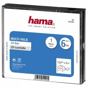 Hama CD Multi-Pack (6 Packs)