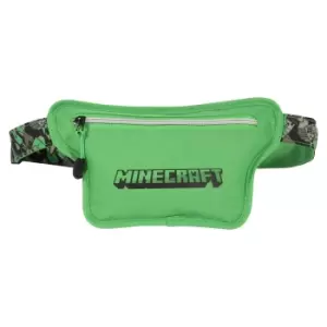 Minecraft Girls Camo Creeper Bum Bag (One Size) (Green/Black)