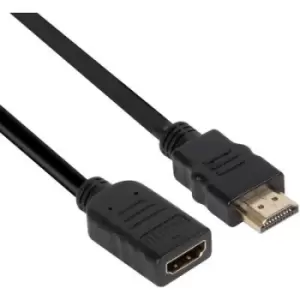club3D HDMI Cable extension HDMI-A plug, HDMI-A socket 3m Black CAC-1321 Ultra HD (4k) HDMI HDMI cable
