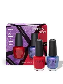 OPI Terribly Nice Holiday Collection, Nail Lacquer Duo Pack 2 x 15ml One Colour, Women
