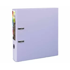 Prem'touch Lever Arch File A4+ PP S80mm, 2 Rings, Lilac, Pack of 10