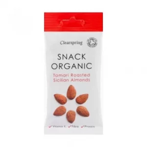 Clearspring Snack Organic Tamari Roasted Sicilian Almonds 30g