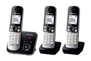 Panasonic KX-TG6823GB telephone DECT telephone Black,Silver Caller ID