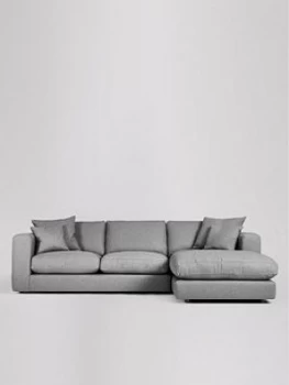 Swoon Althaea Fabric Right Hand Corner Sofa - Soft Wool