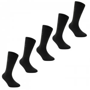 Giorgio 5 Pack Classic Sock Junior - Black