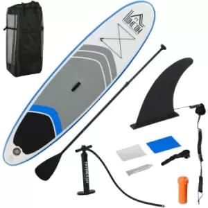 10ft Inflatable Stand-Up Paddle Board sup Accessories Blue - Homcom