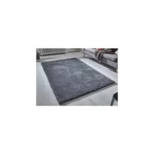 Oriental Weavers - Softness Charcoal 160cm x 230cm Rectangle - Grey