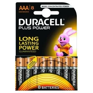 Duracell Plus AAA Battery Pack of 8 81275401