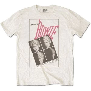 David Bowie - Serious Moonlight Unisex X-Large T-Shirt - White