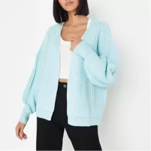 Missguided Batwing Cardigan 3GG - Blue