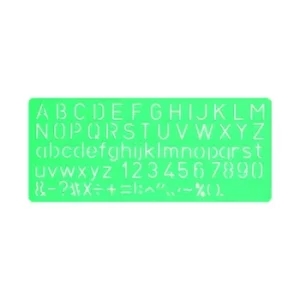 Lettering Stencil Set 10/20/30mm (Pack of 3) LXG8500S