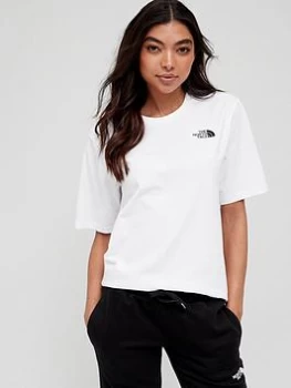The North Face Boyfriend Simple Dome T-Shirt - White Size XL Women