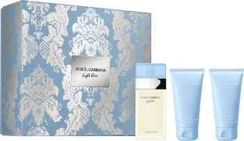 Dolce & Gabbana Light Blue Gift Set 50ml Eau de Toilette + 50ml Body Cream + 50ml Shower Gel