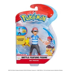 Pokemon 5" Battle Figure Pack - Ash And Pikachu