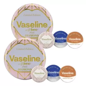 Vaseline Original Lip Therapy Selection Gift Tin X2