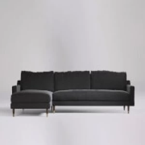 Swoon Reiti Smart Wool Corner Sofa - Left Hand Side - Corner Sofa - Anthracite