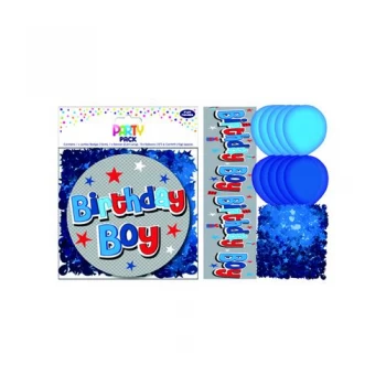 Birthday Boy Party Pack Blue Pack of 6 13707-PP