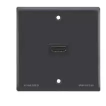 Kramer Electronics Passive Wall Plate - HDMI outlet box Black