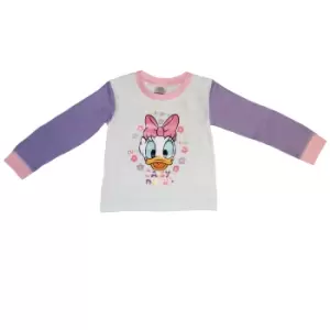 Disney Baby Girls Daisy Duck Pyjama Set (6-9 months) (Pink)