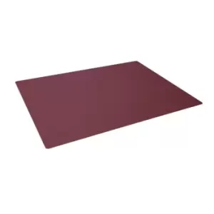 Durable Desk Mat PP with Contoured Edges 650x500mm Red, Pack of 1