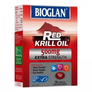 Bioglan Red Krill Oil 500mg Extra Strength 30 Capsules
