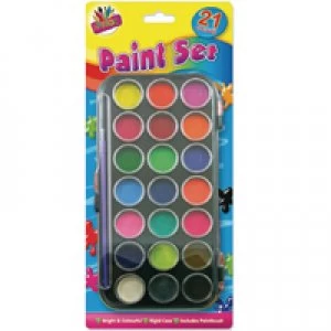Tallon 21-Colour Paint Set Pack of 12 5104