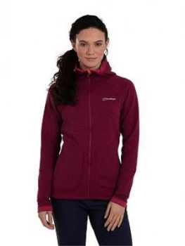 Berghaus Redonda Hooded Fleece Jacket - Pink, Size 12, Women